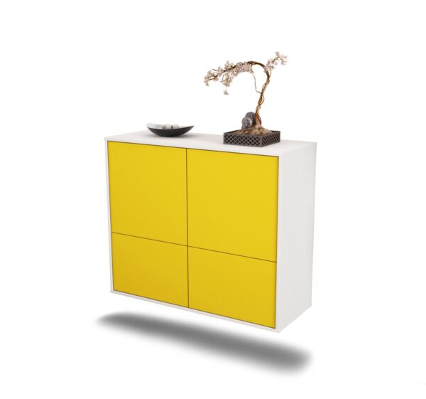 Sideboard Montgomery, Gelb, hängend (92x79x35cm)