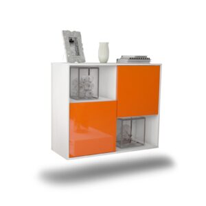 Sideboard Modesto, Orange, hängend (92x79x35cm)