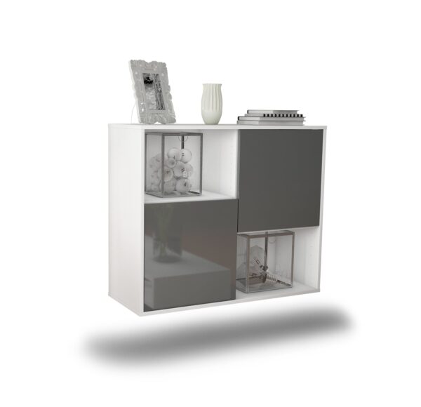 Sideboard Modesto, Grau, hängend (92x79x35cm)