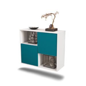 Sideboard Modesto, Türkis, hängend (92x79x35cm)