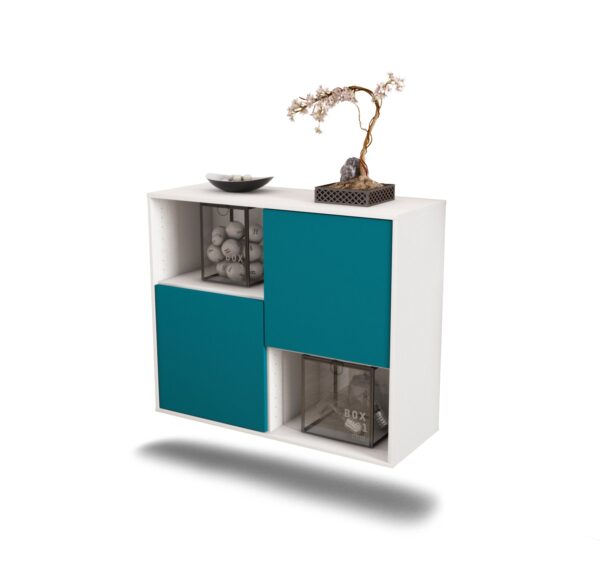 Sideboard Modesto, Türkis, hängend (92x79x35cm)