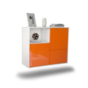 Sideboard Boise, Orange, hängend (92x79x35cm)