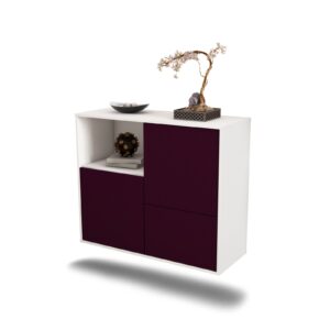 Sideboard Boise, Lila, hängend (92x79x35cm)
