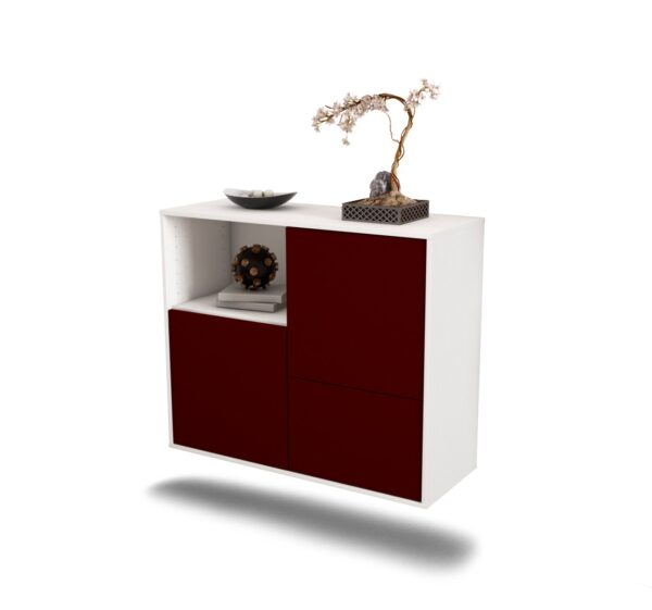 Sideboard Boise, Bordeaux, hängend (92x79x35cm)