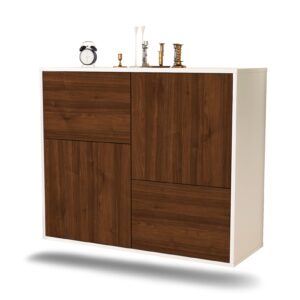 Sideboard Fremont, Walnuss, hängend (92x79x35cm)