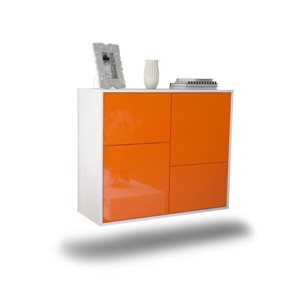 Sideboard Fremont, Orange, hängend (92x79x35cm)