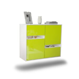 Sideboard Irvine, Grün, hängend (92x79x35cm)