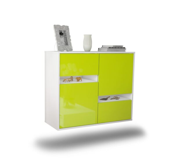 Sideboard Irvine, Grün, hängend (92x79x35cm)