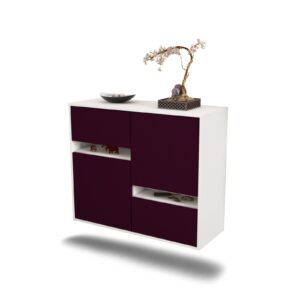 Sideboard Irvine, Lila, hängend (92x79x35cm)