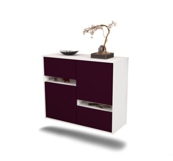 Sideboard Irvine, Lila, hängend (92x79x35cm)