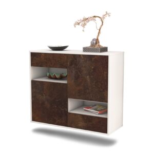 Sideboard Spokane, Rost, hängend (92x79x35cm)