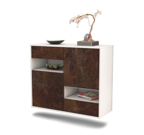 Sideboard Spokane, Rost, hängend (92x79x35cm)