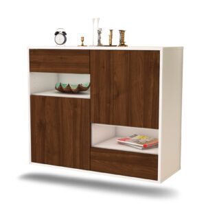 Sideboard Spokane, Walnuss, hängend (92x79x35cm)