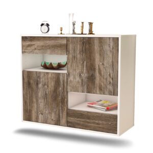 Sideboard Spokane, Treibholz, hängend (92x79x35cm)