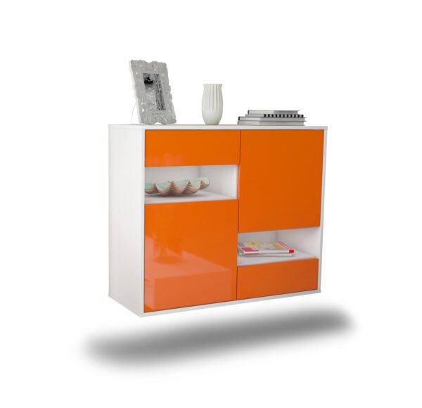 Sideboard Spokane, Orange, hängend (92x79x35cm)