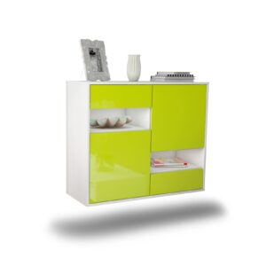 Sideboard Spokane, Grün, hängend (92x79x35cm)