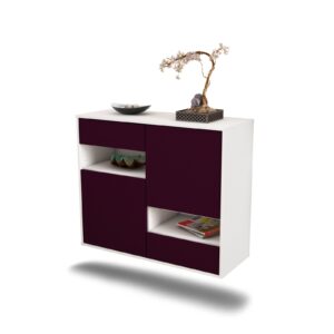 Sideboard Spokane, Lila, hängend (92x79x35cm)