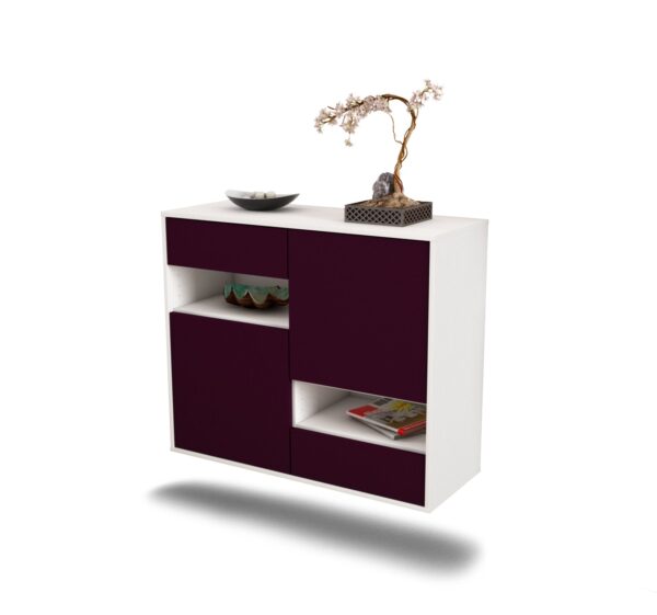 Sideboard Spokane, Lila, hängend (92x79x35cm)