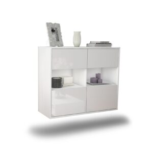 Sideboard Richmond, Weiß, hängend (92x79x35cm)