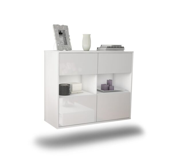 Sideboard Richmond, Weiß, hängend (92x79x35cm)