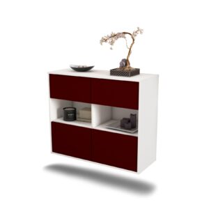 Sideboard Richmond, Bordeaux, hängend (92x79x35cm)