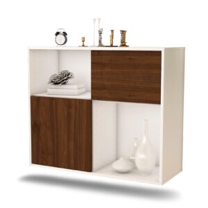 Sideboard Shreveport, Walnuss, hängend (92x79x35cm)