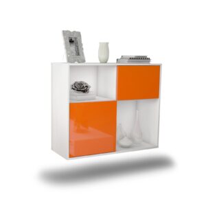 Sideboard Shreveport, Orange, hängend (92x79x35cm)