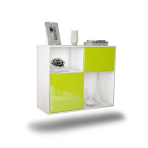 Sideboard Shreveport, Grün, hängend (92x79x35cm)
