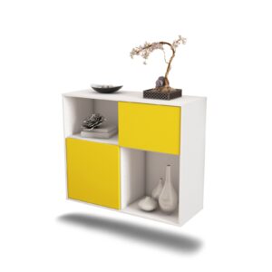 Sideboard Shreveport, Gelb, hängend (92x79x35cm)