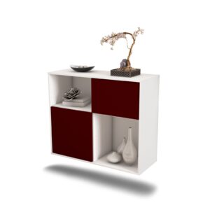 Sideboard Shreveport, Bordeaux, hängend (92x79x35cm)
