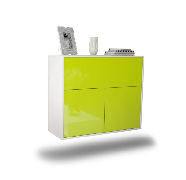 Sideboard Irving, Grün, hängend (92x79x35cm)
