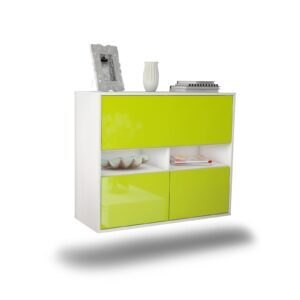 Sideboard San Bernardino, Grün, hängend (92x79x35cm)