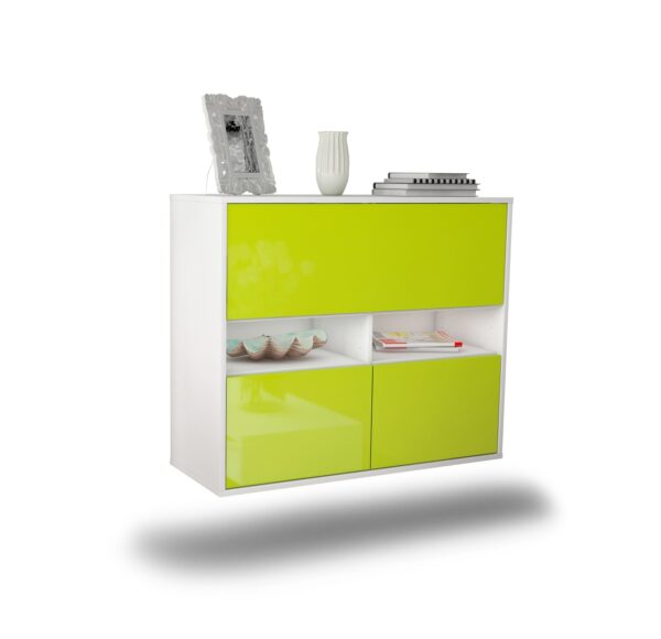 Sideboard San Bernardino, Grün, hängend (92x79x35cm)