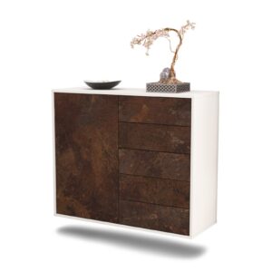 Sideboard Yonkers, Rost, hängend (92x79x35cm)