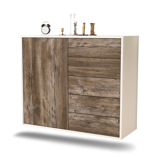 Sideboard Yonkers, Treibholz, hängend (92x79x35cm)