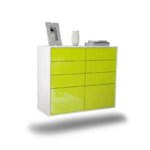 Sideboard Des Moines, Grün, hängend (92x79x35cm)