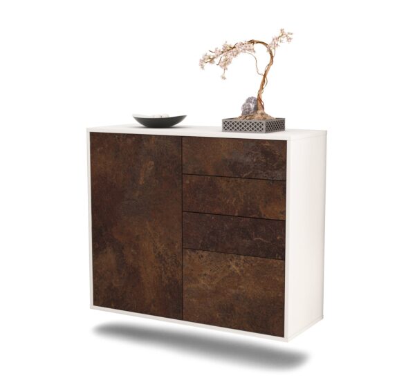 Sideboard Tacoma, Rost, hängend (92x79x35cm)