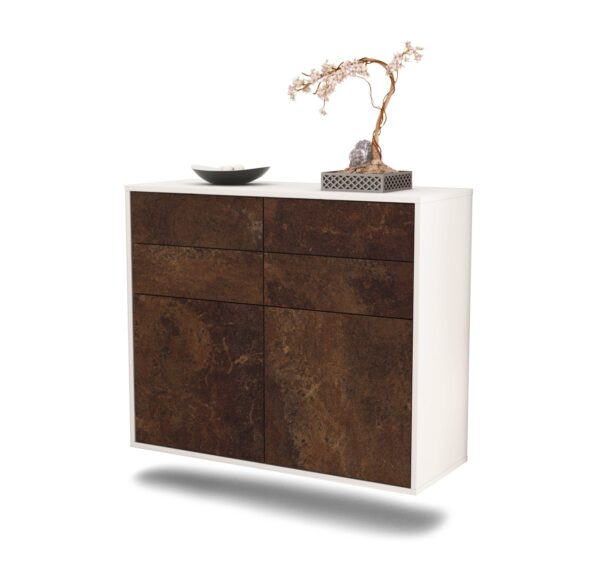 Sideboard Grand Rapids, Rost, hängend (92x79x35cm)