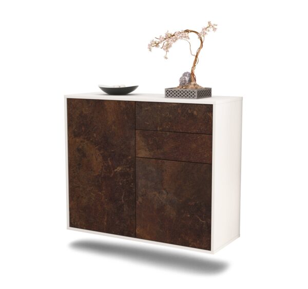 Sideboard Huntington Beach, Rost, hängend (92x79x35cm)