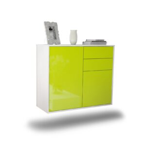 Sideboard Huntington Beach, Grün, hängend (92x79x35cm)