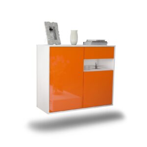 Sideboard Augusta, Orange, hängend (92x79x35cm)