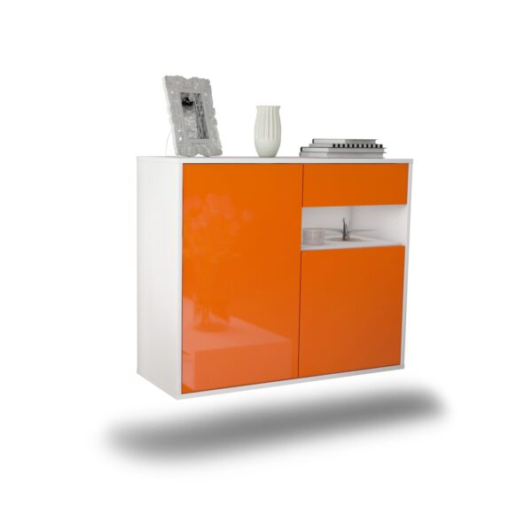 Sideboard Augusta, Orange, hängend (92x79x35cm)