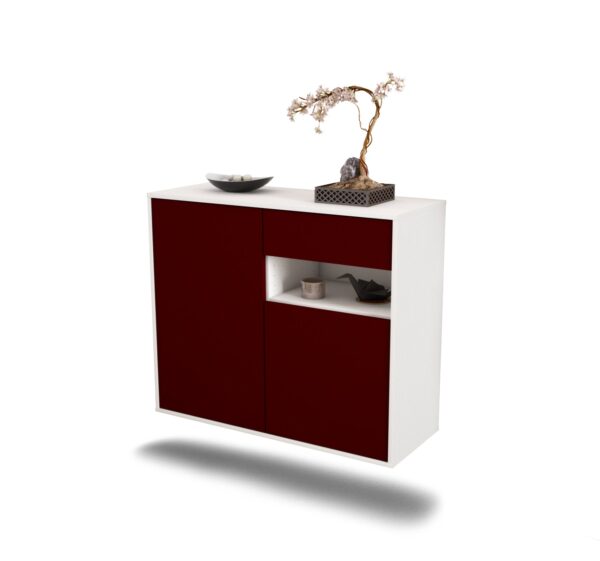 Sideboard Augusta, Bordeaux, hängend (92x79x35cm)