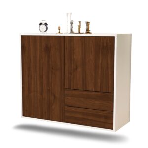 Sideboard Sunrise Manor, Walnuss, hängend (92x79x35cm)