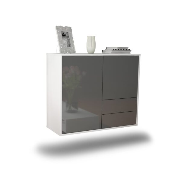 Sideboard Sunrise Manor, Grau, hängend (92x79x35cm)