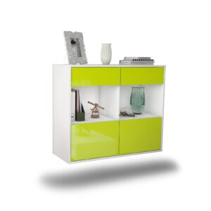 Sideboard Mobile, Grün, hängend (92x79x35cm)