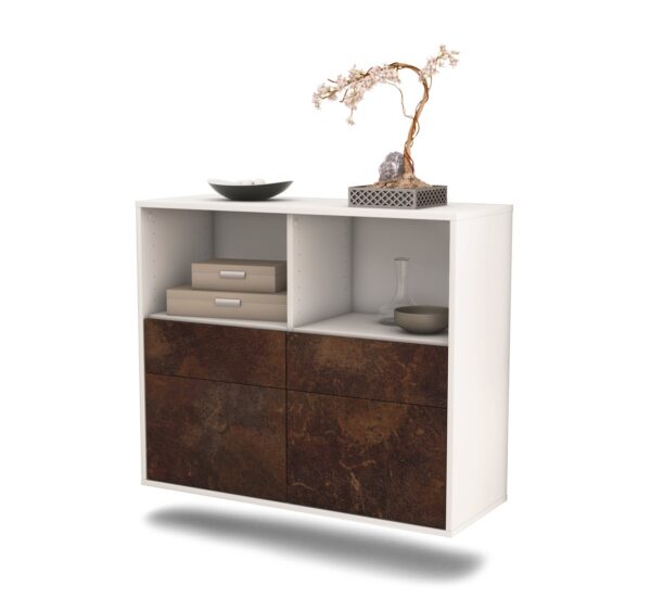 Sideboard Moreno Valley, Rost, hängend (92x79x35cm)