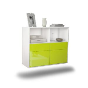 Sideboard Moreno Valley, Grün, hängend (92x79x35cm)