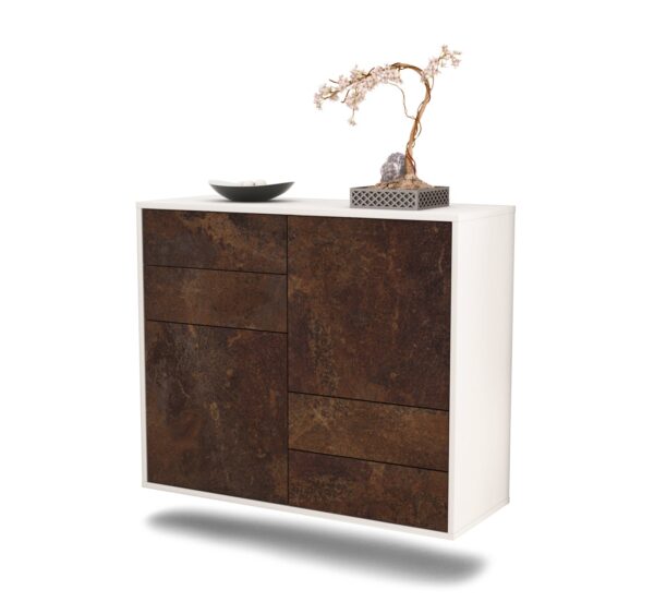 Sideboard Little Rock, Rost, hängend (92x79x35cm)
