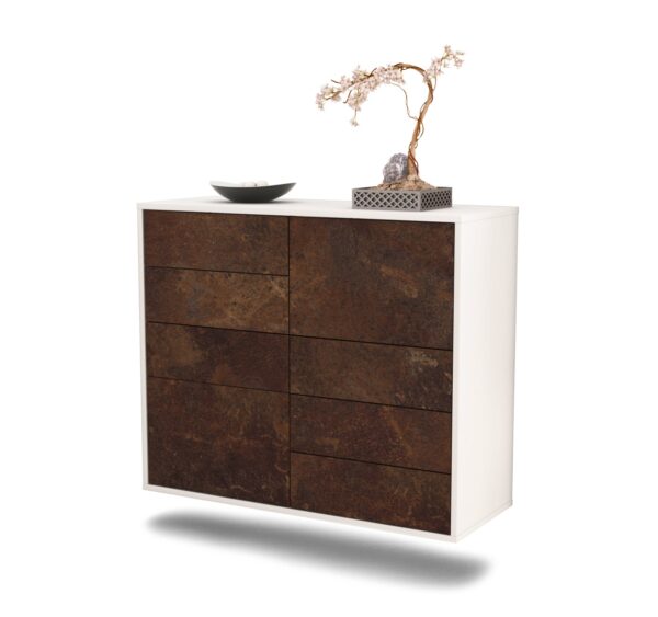 Sideboard Amarillo, Rost, hängend (92x79x35cm)